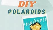 DIY Polaroid No Camera | How to Make Polaroid Pictures at Home | How to Make Diy Polaroids #shorts