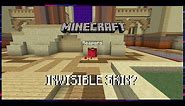 How to get an INVISIBLE skin in Minecraft (Glitch)