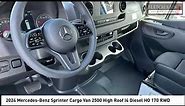 2024 Mercedes-Benz Sprinter Cargo Van Fremont CA 97586