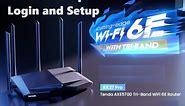 Tenda RX27pro WiFi 6 Triband Gigabit Router login and setup
