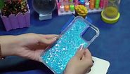 OOPKINS for Samsung Galaxy S24 Ultra Case Glitter Clear Bling Flowing Liquid Sparkle Glossy Case for Girl TPU Silicone Wireless Charging Compatible Cover for Love Galaxy S24 Ultra Silver Pink YBWT