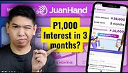 P11/Day Interest Lang Daw Sa Loob Ng 3 Months for P25K Loan? Juan Hand Review P500 GCASH GiveAway