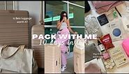 Pack with Me! | Beis Luggage Review, Organization Tips, My Travel Essentials + More | Sloan Byrd