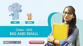 Big and Small LKG Worksheet | Math Worksheet for Kids | Edufever School