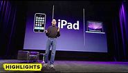 Watch Steve Jobs announce the original iPad in 2010