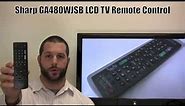 SHARP GA480WJSB Remote Control - www.ReplacementRemotes.com