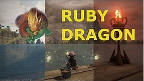 Final Fantasy XIV - Fishing Ruby Dragon