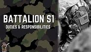 Battalion S1 Duties & Responsibilities