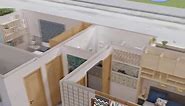 Diseño de Casa 8x10 una planta y se puede emplazar en un terreno de 8x20 metros 🔴 Programa Arquitectónico : - Sala - Comedor - Cocina - 2 Recamaras - 2 Baños -Lavadero - Patio.#casapequeña #fachada #cadarquitectura #casamoderna #viral #fyp