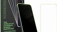 Luminous Screen Protector for iPhone 13 Pro Max/iPhone 14 Plus 6.7 inch Glow In The Dark Tempered Glass (Green)