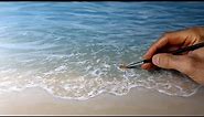 How to paint water - realistic wave painting tutorial