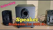 Unboxing!!Cara memasang speaker Ke PC/ HP dan Fungsi dari panel pengaturan speaker