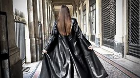 Long leather coat by D.e.n.i_C