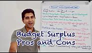 Y1 34) Contractionary Fiscal Policy (Deficit & Debt Reduction) Pros, Cons & Eval