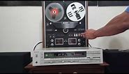 Sony TC-580 Reel To Reel Tape Player - Demo