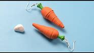 PandaHall Video Tutorial on How to Make Carrot Earrings