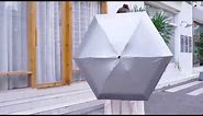 Rain Folding Umbrella Small Mini Umbrella with Case Light Compact Design Perfect for Travel