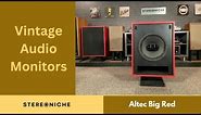 Altec Big Red Vintage Monitor speakers of the 1970's