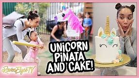 TWO YEARS OLD! Unicorn Themed Birthday + DIY Unicorn Cake!
