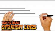 How to Draw Straight Lines- Quick Art Tip
