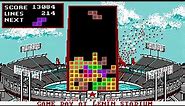 Original Tetris play on IBM PC XT (PCem)
