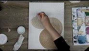 (71) Beautiful Beige DIY Texture Wall Art with Spackle!!