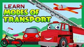 Modes of Transport for Children | Kids Learning | Kids Hut
