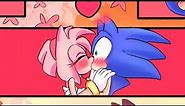 SONIC'S SURPRISE KISS! (Sonic Comic Dub)