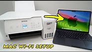 How to Setup Epson EcoTank ET-2800 With Mac Computer to Print & Scan over Wi-Fi