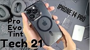 iPhone 14 Pro - Tech 21 Pro Evo Tint Ash Grey Unboxing & Review (First Look At A Tech 21 Case!)