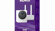 Roku Smart Home Outdoor Camera SE Wi-Fi - Connected Security Surveillance Camera with Motion Detection, Remote Monitoring, and Long-Lasting Battery