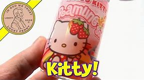 How To Open A Ramune Hello Kitty Strawberry Japanese Drink