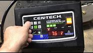 (REVIEW) cen-tech 2/10/40/200 amp 6/12V automatic battery charger with engine jump start