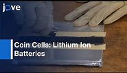 Construction & Testing Of Coin Cells (Lithium Ion Batteries)