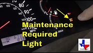 How To RESET the MAINTENANCE REQUIRED Light ~ 2006 Toyota Corolla