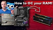 MSI Try it: A how to guide on RAM overclock from your BIOS