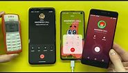 Incoming Call Old Nokia Vs Meizu Pro 7 / Outgoing Call Google Pixel 4XL Vs Samsung Galaxy S10e