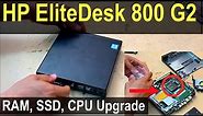 How to Upgrade: HP EliteDesk 800 G2 Mini CPU Upgrade to i7 | Upgrading RAM & SSD to max