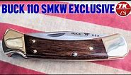 Buck 110 @SMKWcom Exclusive Pocket Knife - S30V & Wood Handle