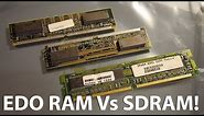 EDO RAM Vs SDRAM - How much quicker is SDRAM? (66MHz Socket 7 System)