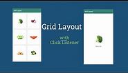 Android Studio Grid Layout with CardView and Open New Activity When Clicked