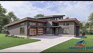 CONTEMPORARY HOUSE PLAN 940-00354 WITH INTERIOR