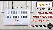 Syrotech Dualband Fiber 5GHz Router Unboxing and Review || Syrotech G/EPON-ONU || BSNL Fiber Router.