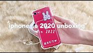 iphone se 2020 unboxing in 2022 | product red✨