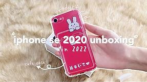 iphone se 2020 unboxing in 2022 | product red✨