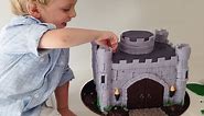 HOW TO MAKE A CASTLE CAKE How To Cook That Castle Cake and Dragon Tutorial