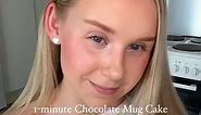 1-minute Chocolate Mug Cake🤩 It’s gluten-free & dairy-free! Ingredients 1 egg, 1-2 tablespoons maple syruphoney (to #reels #reelsinstagram #reelslover #reelsvideo❤️ | Emma Erik