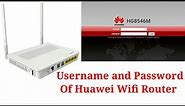 Username And Password Of Huawei Wifi | Huawei HG8546M Wifi Login | Huawei Wifi Password Change