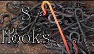 Forging S - HOOKS - blacksmithing