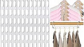 12 Pack Space Saving Hangers for Clothes, Collapsible Metal Hangers Organizer, Closet Hangers Space Saver, Clothes Hanger Organizer, Magic Hangers for Organization and Storage, Dorm Room Essentials
